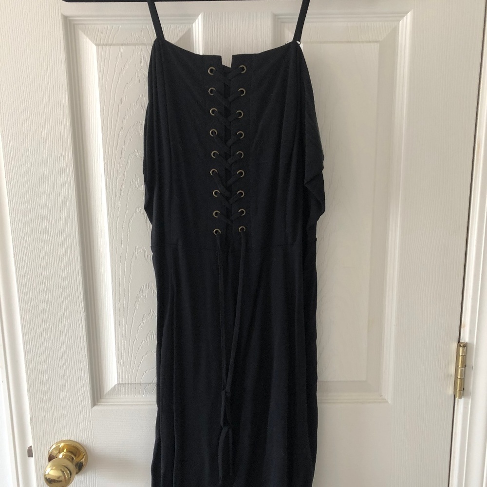 Mossimo Tie Up Black Dress